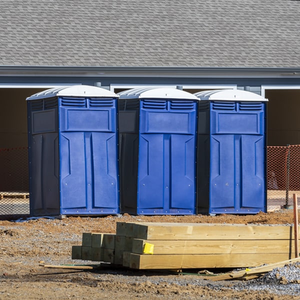 what is the cost difference between standard and deluxe portable restroom rentals in Gerlaw Illinois